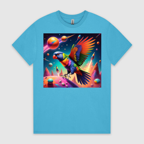 Special - Mens Heavy Tee - Space Lori Flying Thumbnail